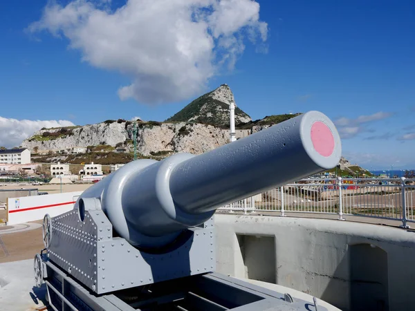 Gibraltar Febrero 2018 Defensas Europa Point Rock Gibraltarr Gibraltar Territorio — Foto de Stock