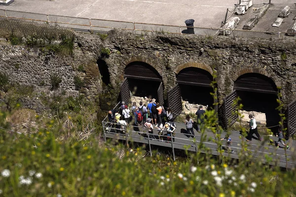 Herculano Ercolana Cerca Nápoles Italia Fue Enterrado Por Caída Rocas — Foto de Stock