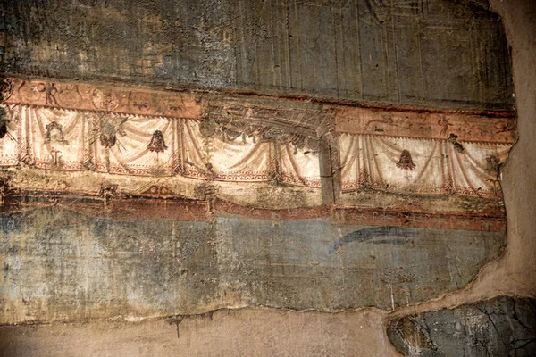 Herculaneum Illetve Ercolana Közelében Nápoly Olaszország Nem Temették Eső Sziklák — Stock Fotó