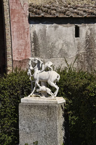 Herculaneum Veya Ercolana Napoli Talya Yakınındaki Pompeii Içinde Vesuvius Patlama — Stok fotoğraf