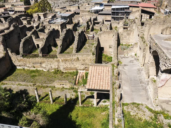Herculano Ercolana Cerca Nápoles Italia Fue Enterrado Por Caída Rocas —  Fotos de Stock