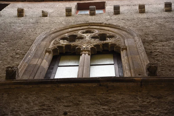 Arabische Stijl Windows Oude Stad Van Sorrento Dat Een Kleine — Stockfoto