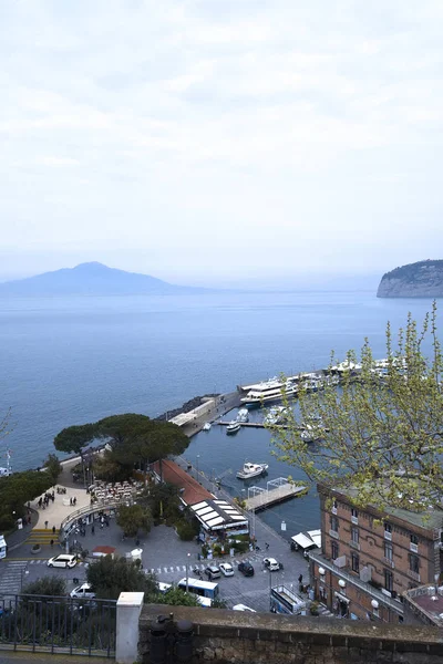 Port Sorrento Which Small City Campania Italy Popular Tourist Destination — Stock Photo, Image