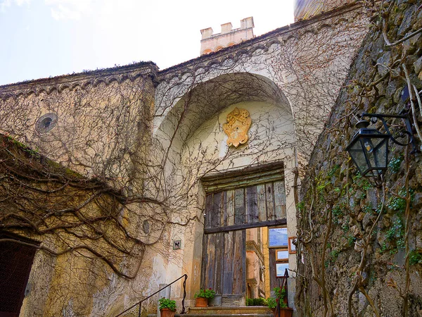 Ravello Hoog Boven Amalfikust Zuid Italië Het Dat Een Mooie — Stockfoto