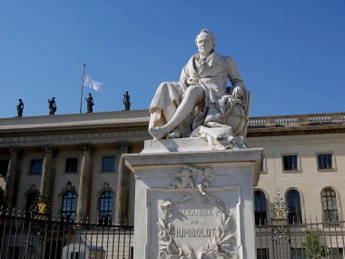 The Humboldt University was originally the Berlin University but in 1949 it was renamed in honour of its founder Willhelm von Humboldt, a linguist, lawyer and politician. Famous Scholars include Physicists Albert Einstein and Max Planck  clipart