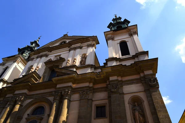 Chiesa Sant Anna Nel Centro Storico Cracovia Polonia Uno Dei — Foto Stock