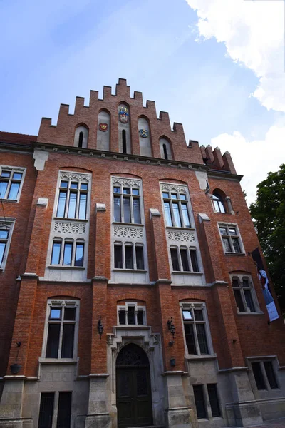 Ягеллонський Університет Кракові Польщі Університет Першою Європі Створити Стільці Математики — стокове фото