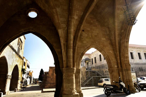 Rodi Città Vecchia Una Capsula Del Tempo Medievale Pochi Luoghi — Foto Stock