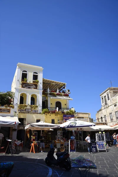 Rhodes Old Town Est Une Capsule Temporelle Médiévale Peu Endroits — Photo