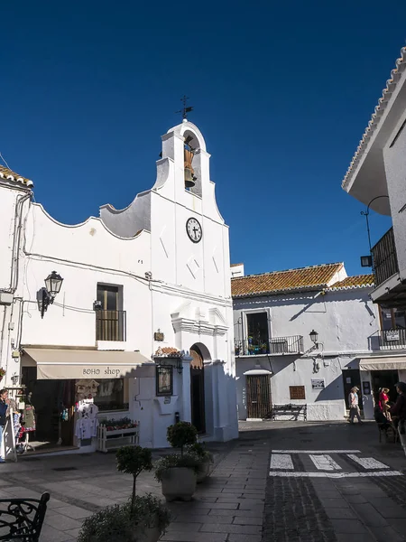 Mijas Andalucia Denilen Güney Spanya Alanının Güzel Beyaz Köy Biridir — Stok fotoğraf