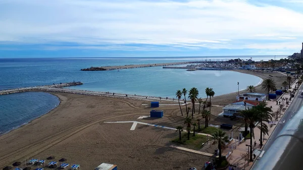 Stillhavet Ved Fuengirola Costa Del Sol Sør Spania – stockfoto