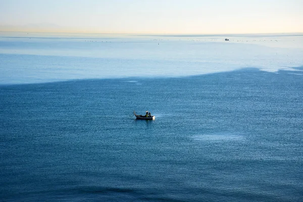 Mer Calme Fuengirola Sur Costa Del Sol Dans Sud Espagne — Photo