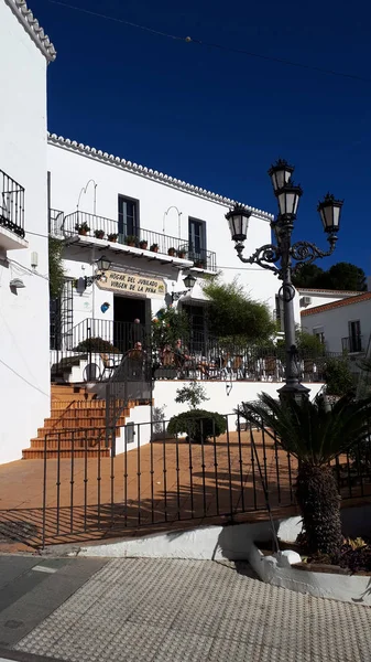 Mijas Est Des Beaux Villages Blancs Sud Espagne Appelé Andalousie — Photo