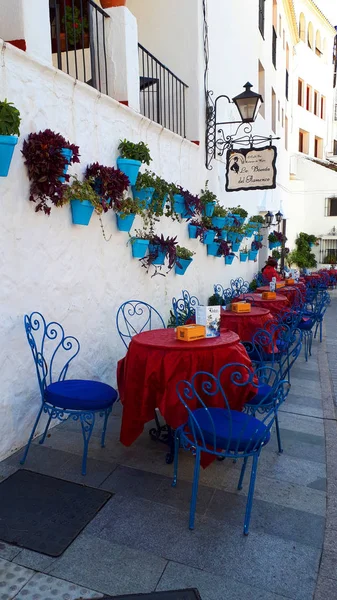 Mijas Andalucia Denilen Güney Spanya Alanının Güzel Beyaz Köy Biridir — Stok fotoğraf