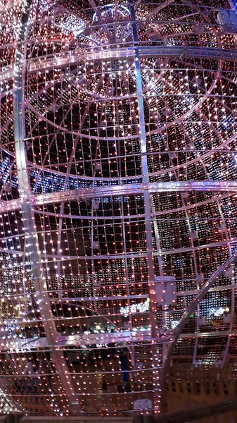 Les Lumières Noël Fuengirola Andalousie Dans Sud Espagne Illuminent Vraiment — Photo