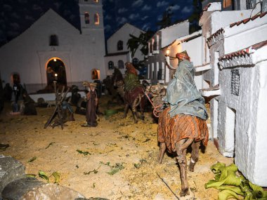 Nerja bölgesi Andalucia Costa del Sol İspanya doğu ucunda, kiliselerde heykeller. Bu heykeller çoğunu dini processions yıl boyunca devam etmektedir