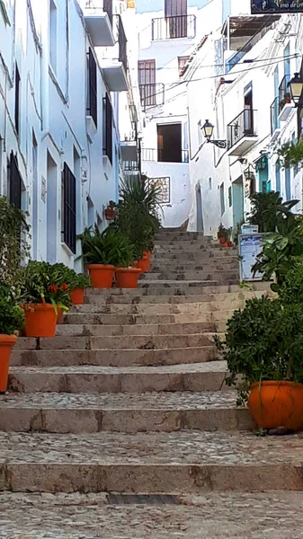 Frigiliana Andalucia Alpujarra Dağlarda Güney Spanya Alanının Güzel Beyaz Köy — Stok fotoğraf