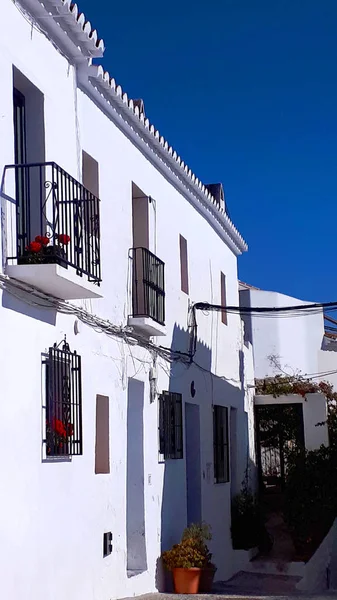 Frigiliana Est Des Beaux Villages Blancs Région Sud Espagne Andalousie — Photo