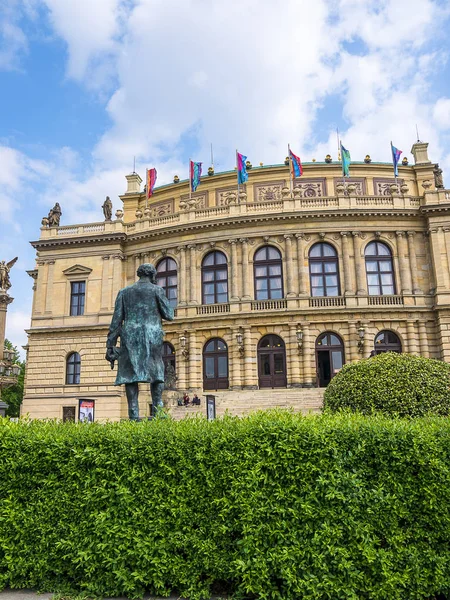 Rudolfinum Bir Müzik Oditoryumu Prag Önemli Neo Rönesans Binalarından Biridir — Stok fotoğraf