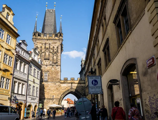 Ponte Carlos Praga Capital República Tcheca Foi Construída 1357 Para — Fotografia de Stock