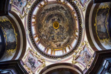 Çek Cumhuriyeti Prag'da güzel Mimari detayları. Bu harika şehirde birçok stilleri ve orijinal özellikleri vardır