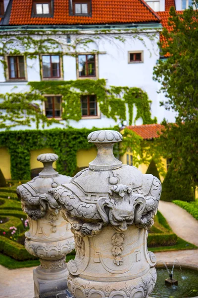 Formal Garden Prague One Several Fine High Baroque Gardens Czech — Stock Photo, Image