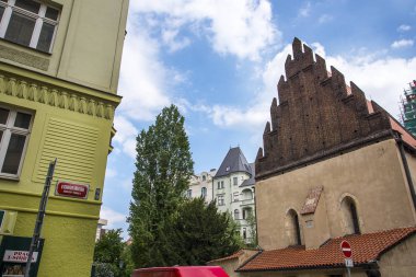 Çek Cumhuriyeti 'nde Josefov' daki Sinagog veya Prag 'daki Yahudi Bölgesi