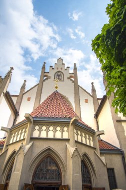 Çek Cumhuriyeti 'nde Josefov' daki Sinagog veya Prag 'daki Yahudi Bölgesi