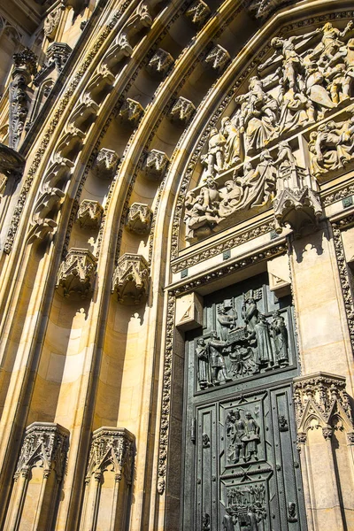 Vitus Cathedral Prague Castle Czech Republic One Most Beautiful Religious — Stock Photo, Image