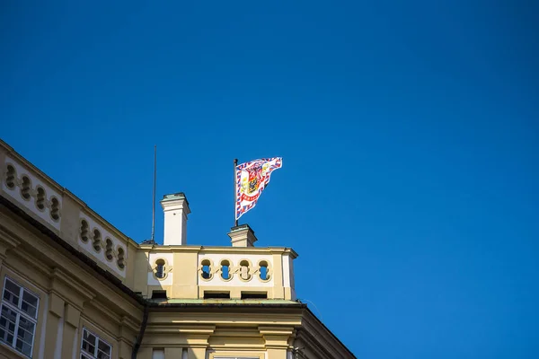 Praag Kasteel Met Uitzicht Stad Praag Tsjechische Republiek Het Het — Stockfoto