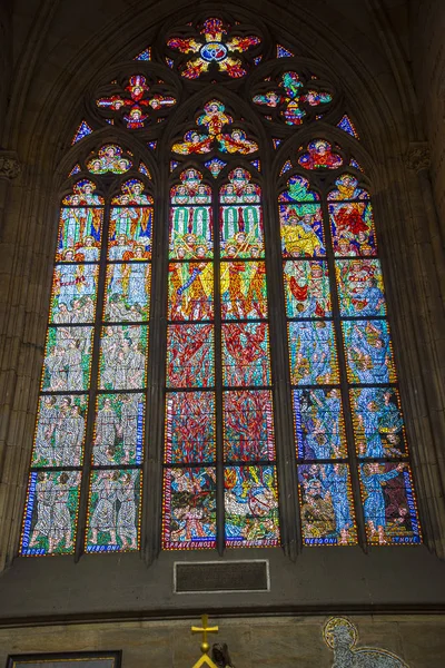 Catedral São Vito Praga Castelo República Tcheca Dos Mais Belos — Fotografia de Stock