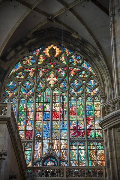 Vitus Cathedral Prague Castle Czech Republic One Most Beautiful Religious — Stock Photo, Image