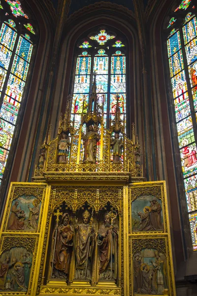 Catedral São Vito Praga Castelo República Tcheca Dos Mais Belos — Fotografia de Stock