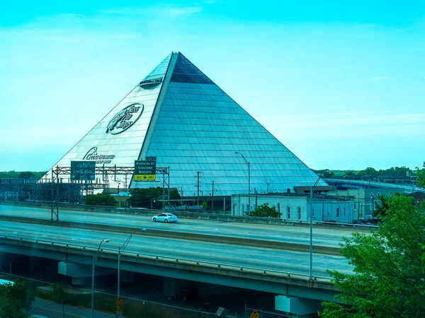 Memphis Visitors Centre Tennessee Usa Mississippi Dolly Parton Bridge Memphis — Fotografia de Stock