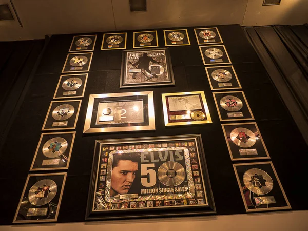 Graceland Herrgård Memphis Tennessee Och Var Hem Till Elvis Presley — Stockfoto