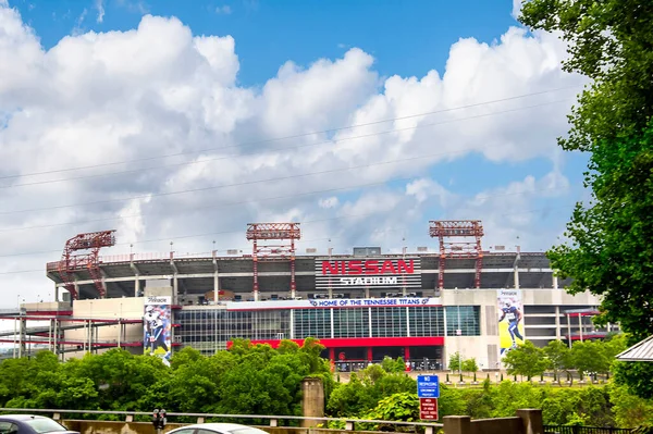 Enorme Estádio Nashville Tennessee Lar Vários Esportes Como Beisebol Futebol — Fotografia de Stock