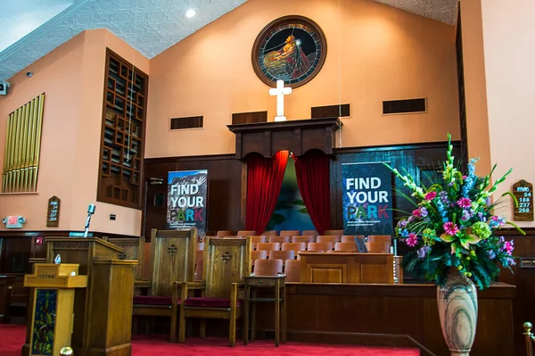 Ebenezer Church Pastor Civil Rights Activist Martin Luther King Atlanta — Stock Photo, Image