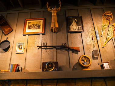 Amerika Birleşik Devletleri 'nin Savannah Georgia' daki ruhunu yansıtan objelerle portresi.