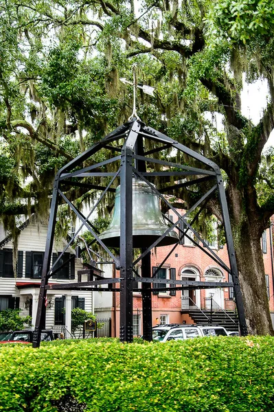 Bell Which Believed Oldest Georgia Bears Date 1802 Hung Cupola — Stock Photo, Image