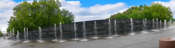 纳什维尔的网球纪念墙 讲述了田纳西州在美国的建国故事 — 图库照片