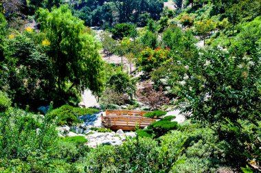 San Diego California 'daki Balboa Park' ta İspanyol Mimarlığı. Park ve tarihi sergi binaları 1977 'de Ulusal Tarihi Kent Bölgesi ilan edildi..