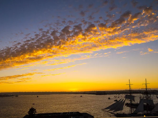 Veleiro Alto Festival Vela Porto San Diego Califórnia Eua — Fotografia de Stock