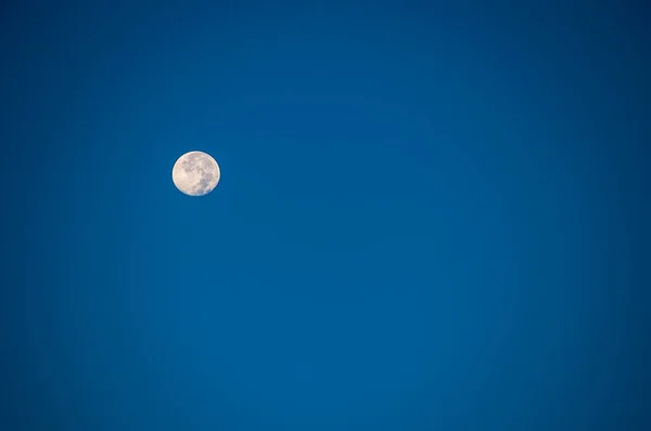 Bright Autumn Moon Harbour San Diego California — Stock Photo, Image