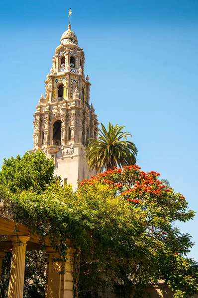 Испанская Архитектура Парке Бальбоа Сан Диего Калифорния Сша Парк Исторические — стоковое фото