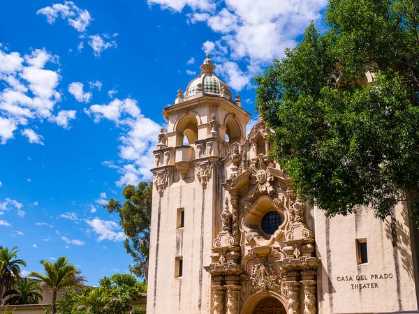 Испанская Архитектура Парке Бальбоа Сан Диего Калифорния Сша Парк Исторические — стоковое фото