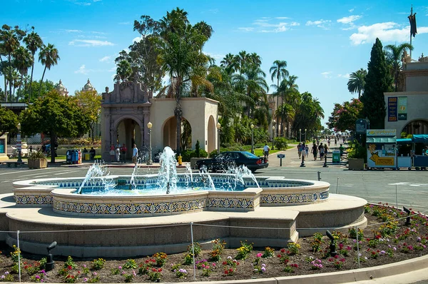 Španělská Architektura Parku Balboa San Diegu Kalifornie Usa Park Jeho — Stock fotografie