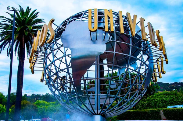 Vor Den Toren Des Universal Studios Touristenparks Los Angeles Universal — Stockfoto