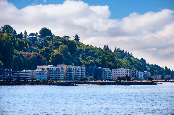 Appartementen Aan Kust Van Puget Sound Seattle Washington State Seattle — Stockfoto