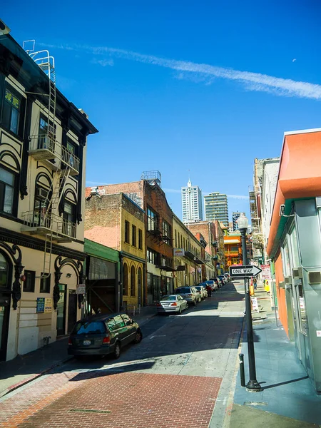 Streets San Francisco California Usa San Francisco Leading Financial Cultural — Stock Photo, Image