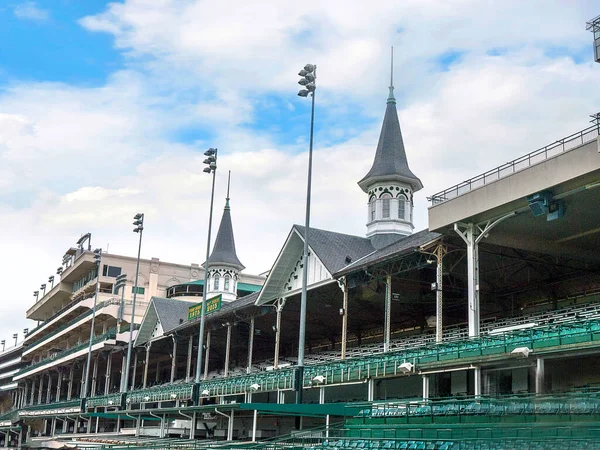 Churchill Downs Louisville Kentucky Dit Een Thoroughbred Racebaan Het Meest — Stockfoto